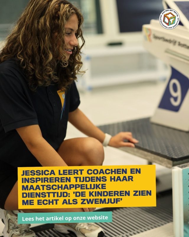 Van een wat stiller type naar een zelfverzekerde zwemjuf die er écht durft te staan!

De 15-jarige Jessica volgt haar MDT-splashtraject bij de Blue Marlins in Rotterdam. Naast haar vmbo en 7 zwemtrainingen per week staat ze nu wekelijks als coach aan de badrand. En met succes: "De kinderen luisteren goed naar me en zien me echt als juf"! Dankzij de wekelijkse feedback van haar begeleider groeit haar zelfvertrouwen enorm.

Benieuwd naar haar hele verhaal en haar plannen voor de toekomst? Lees het complete artikel via de link in onze bio!

Wil jij net als Jessica ontdekken hoe je kunt groeien en impact kunt maken in de zwemsport? Meld je vandaag aan voor SplashCoach 💪 

Het artikel is geschreven voor NOC*NSF in het kader van het Internationaal Jaar van de Vrijwilliger 2026 en is met toestemming overgenomen.
