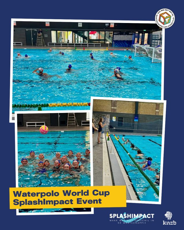 Wat een dag in Rotterdam! 🏐💦

Tijdens de Waterpolo World Cup doken onze SplashImpact-deelnemers midden in de topsport: kijken naar wereldklasse waterpolo én zelf het water in tijdens de TeamNL clinic.

Van inspiratie met Arno Havenga tot volle tribunes en veel energie in het bad – dit was er één om niet te vergeten 🔥

Dank aan iedereen die erbij was!

@knzbned @mdt_nl @world_aquatics @waterpolodamesnl 

#SplashImpact
#MDT
#MaatschappelijkeDiensttijd
#Waterpolo
#WaterpoloWorldCup
#Rotterdam
#TeamNL
#Topsport